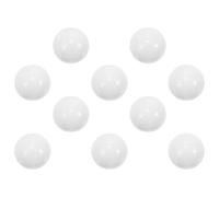 LRXIYODE Lot de 10 Perles Blanches 12 MM pour Roulette Russe Accessoires de Remplacement pour Jeu de Société Perles de Roue de Course Compatibles Roues 8-12 Pouces pour Fête et Soirée
