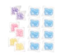 LRXIYODE Lot de 100 Sachets de Perles de Lessive Parfumées pour Linge Microcapsules D'essence, Formule à Dissolution Rapide, Design Compact Parfum Solide Couleur Couleur Aléatoire