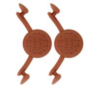 LRXIYODE Lot de 2 Appareils de Correction du Sourire en Silicone Marron Formateur d'Expressions Faciales et Entraîneur des Muscles du Visage pour Tonification et Modelage Outil