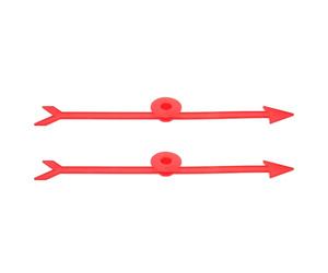 LRXIYODE Lot de 2 Flèches Tournantes Rouges en Plastique pour Roue Fortune, Accessoires de Jeu Éducatif Interactif, Favorise la Participation en t Activités Ludiques Scolaires