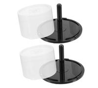 LRXIYODE Lot De 2 Porte-boîtiers Dvd Transparents En Plastique, Organiseurs De Cd Vides Pour 50 Disques, Contenants Solide Et Protecteurs Pour Bureau Et Maison, Seaux De Rangement Pratiques
