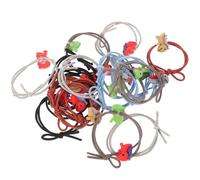 LRXIYODE Lot de 20 Élastiques à Cheveux Dinosaures en Matériau Solide Accessoires pour Petites Filles de 4 à 12 Ans Motifs Animaux Mignons pour Coiffures Originales et Amusantes