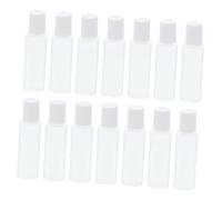 LRXIYODE Lot De 25 Mini Bouteilles Vides 15 Ml En Pp Transparent Pour Liquide D'entretien Lentilles, Compactes Et Légères, Pour Voyage Et Usage Quotidien