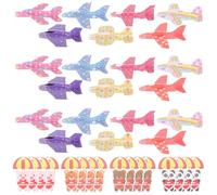 LRXIYODE Lot de 28 Set de Cartes de Vœux et Avions en Mousse pour Garçon et Filles Kit de Construction Saint-Valentin Jouets à Assembler Présents de Fête Échange Scolaire Activités
