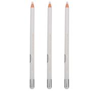 LRXIYODE Lot de 3 Crayons à Sourcils Blancs en Cire D'abeille Multifonction pour Maquillage Yeux et Highlighter, pour Ouvrir le Coin de L'œil