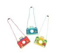 LRXIYODE Lot de 3 Kaléidoscopes en Papier Multicolores d'Appareil Photo Éducatif Créatif pour Garçon et Filles Favorisant la Coordination Œil-Main Développement Couleur Couleur Aléatoire
