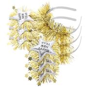 LRXIYODE Lot de 3 Serrage-têtes Pentagramme Légers en Cortex Design Unique pour Garçon et Filles, Accessoires Cheveux pour Cosplay et Différentes Occasions Festives