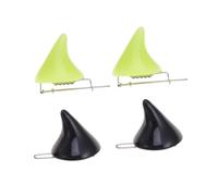 LRXIYODE Lot De 4 Accessoires Pour Cheveux En Corne De Diable Faits À Pour Halloween Petites Épingles À Cheveux En Corne De Diable Couvre-Chefs D'Halloween Couleur Aléatoire