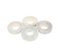 LRXIYODE Lot de 4 Coussins Isolants en Jade Bleu-blanc pour Moxibustion, Protection Anti-brûlure et Résistance Thermique, Accessoires Traditionnels pour Relaxation et Soin à