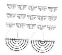 LRXIYODE Lot De 50 Coussinets Protecteurs Transparents Pour Extensions De Cheveux, Bouclier Thermique Isolant, Plastique Solide, Outil Professionnel Pour Coiffure Protection Du Cuir Chevelu