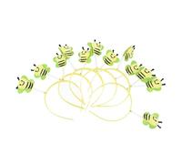 LRXIYODE Lot De 6 Bandeaux D’abeille Jaunes En Tissu 3d, Taille Unique, Accessoires Cheveux Costume Fête, Couvre-chefs Décoratifs Pour Adultes Et Garçon Et Filles