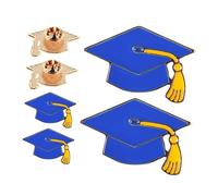 LRXIYODE Lot De 6 Broches De Remise De Diplôme : Insigne De Casquette En Alliage Pour Diplômés Du Secondaire Et De L'université - Accessoire De Remise De Diplôme Pour Les Célébrations