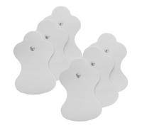 LRXIYODE Lot de 6 Patchs Électrostimulateurs 6x9 Cm Auto-adhésifs en Tissu Non Tissé, Coussins de Massage Professionnels Flexibles pour Stimulation Musculaire à Domicile, Accessoires