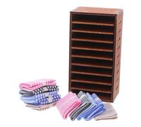LRXIYODE Maison de Poupée Armoire Décorative Réaliste et pour Collection et Jeux DIY