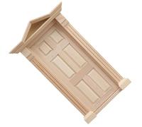 LRXIYODE Maison de Poupée Porte Non Peinte Accessoire DIY pour Mobilier Miniature Moderne et Ancien