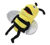 LRXIYODE Marionnette à Main Abeille Peluche Douce Interactive pour Garçon Fille Éducatif pour Raconter des Histoires Matériau Coton PP Lavable Développement des Compétences Motrices et