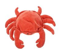 LRXIYODE Marionnette Main Crabe Peluche Interactive pour Garçon Fille Narration Parent-garçon Fille Stimule Créativité et Communication