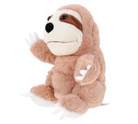 LRXIYODE Marionnette Main Peluche Animale Douce Forme de Paresseux Interactif pour Garçon Fille Accessoire Conte et Éducation Garçon Fille et Adulte Cadeau Anniversaire