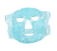 LRXIYODE Masque Visage Gel Chaud Froid Intégral pour Soulagement Stress et Détente Masque Beauté Apaisant pour Yeux et Sinus Réutilisable et Confortable Bleu Ciel