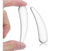 LRXIYODE Mini Spatules Cosmétiques Argenté Lot de 2 Spatules de Maquillage en Acier Inoxydable pour Application Uniforme et Démaquillage pour Voyage