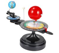 LRXIYODE Modèle Orbital Lune avec LED Instrument Éducatif Démonstration Rotation et Système Solaire Maquette Scientifique pour Étudiants