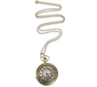 LRXIYODE Montre de Poche Vintage Petite et Légère pour Hommes et Femmes Montre Rétro avec Couvercle Protecteur Mouvement Précis Accessoire Élégant pour Toutes Tranches d'Âge
