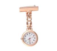 LRXIYODE Montre D'infirmière Montre de Poche à Épingle, Modèle Quartz Blanc Clip, Adaptée aux Infirmières et Vétérinaires en Milieu