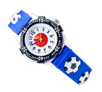 LRXIYODE Montre Garçon Fille Basketball Silicone Bleu Montre Digitale Garçon pour Renforcer la Notion du