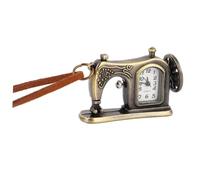 LRXIYODE Montre Vintage Homme Design Machine à Coudre Créatif Chiffres Arabes Lisibles Décoration Durable
