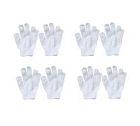 LRXIYODE Moufles de Bain Exfoliants pour Garçon et 8Pcs Moufles Bain Colorés Matériau Nylon Doux Gommage Pratique pour Bébé