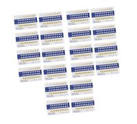 LRXIYODE Nuanciers Dentaires Cartes De Contraste De Couleur Guide De Comparaison Des Teintes De Dents Pour Usage Professionnel Ou Personnel