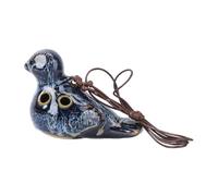 LRXIYODE ocarina oiseau décorsifflet d'oiseau enargile vent d'ocarina pourlesdébutants instrument de musique instrument débutant petit Couleur Aléatoire