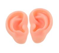 LRXIYODE Oreilles Simulées En Silicone Fausses Oreilles Modèle D'oreille Modèle De Piercing Gel De Silice Beige
