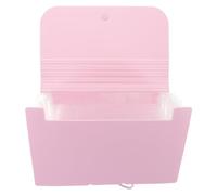 LRXIYODE Organisateur de Plaques de Stamping pour Ongles 1 Pochette Transparente Pliable Format Compact Rangement Anti-poussière pour Nail Art Professionnel Usage Domestique Violet