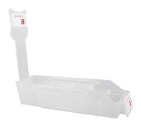 LRXIYODE Organisateur Télescopique de Remède Blanc avec Compartiments Ajustables, Boîte de Rangement pour Flacons de Perfusion, Pilulier Modulable pour Pharmacie Hospitalière et Usage