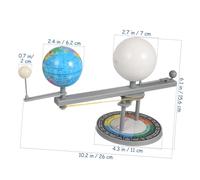 LRXIYODE Pédagogique de Géographie Simulateur Éclipses et Lunaires Trois Sphères Outil Éducatif pour Enseignement des Sciences Astronomiques