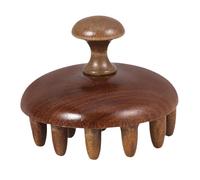 LRXIYODE Peigne En Bois Masseur Cuir Chevelu Multifonctionnel 19 Dents Larges Ergonomique Pour Shampooing Massage Détente Bien-être Cuir Chevelu Et Pellicules