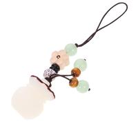 LRXIYODE Pendentif Bodhi en Perles pour Téléphone Portable, Ornement Suspendu Décoratif, Dragonne Délicate en Corde, Accessoire Unisexe, Compatible Téléphones Trou Suspendre, Couleur