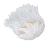 LRXIYODE Perruque Bob Synthétique Blanche -longue pour Femme Cheveux Raides Naturels Légère et Respirante pour Cosplay Fête et Usage Quotidien