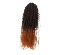 LRXIYODE Perruques Tressées Africaines Extensions Bouclées Afro Ondulées Cheveux Synthétiques Bouclés Au Crochet Cheveux Bouclés Ondulés Tressés Africains Fil Haute