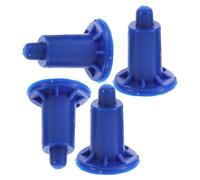 LRXIYODE Pied du plateau de la balance 4 pièces bleu en plastique avec support universel et pieds de nivellement pour balance de pesée électrique et usage en cuisine