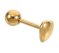 LRXIYODE Piercing Langue Acier Inoxydable Cœur Corporel Sécurisé et Hypoallergénique Design Unique pour Fêtes et Usage Quotidien