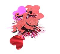 LRXIYODE Pinces à Cheveux de Cœur à Paillettes pour Filles Petites Épingles pour Cheveux Roux Accessoires Festifs Saint-Valentin Mariage et Anniversaires Lot Unique Coloré