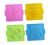 LRXIYODE Planche à Clous pour Mathématiques Instrument Enseignement Jouet Éducatif pour Garçon Fille