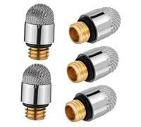 LRXIYODE Pointes en Fibre Conductrice pour Stylets Capacitifs Universels, Lot De 5 Recharges Métalliques Solide Adaptées Écriture Tactile Précise, Usage Tablette Smartphone, Couleur Blanche