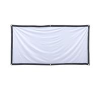 LRXIYODE Polyester Antireflet pour Intérieur et Extérieur avec Kit de Fixation pour Camping et Home Cinéma