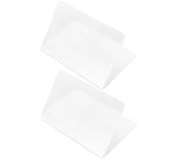 LRXIYODE Porte-Cartes De Crédit Portable en Plastique Réutilisable Insert Portefeuille Femme Organisation Stockage Protection 10 Pages 20 Emplacements Paquet à Main
