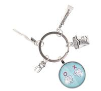 LRXIYODE Porte-clés Dentaire En Alliage Robuste Pendentif De Dent Blanc, Accessoire Accroche-paquet Pour Assistants Dentaires, Présent Original Pour Fête D’garçon Et Filles, Usage Quotidien