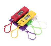 LRXIYODE Porte-clés Design Porte-clés Pratique Montres Électroniques en Plastique Lot de 5 Couleur Aléatoire pour Garçon et Filles pour Attacher Paquet à Dos Lors des Examens
