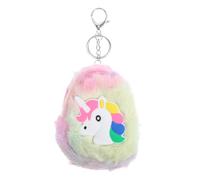 LRXIYODE Porte-Monnaie Licorne en Peluche pour Femme Trousse à Crayons Colorée Matériau Fiable Zippé Et Pratique Paquet à Main Créatif Petit Format
